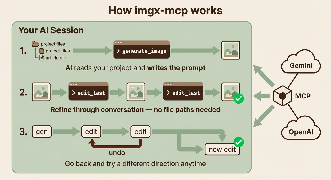 How imgx-mcp works